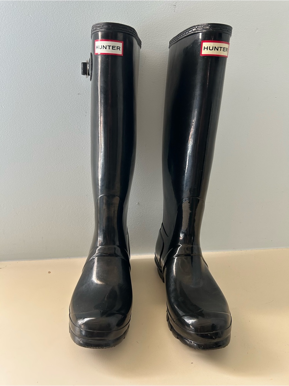 Hunter Original Tall Gloss Black Rubber Boots